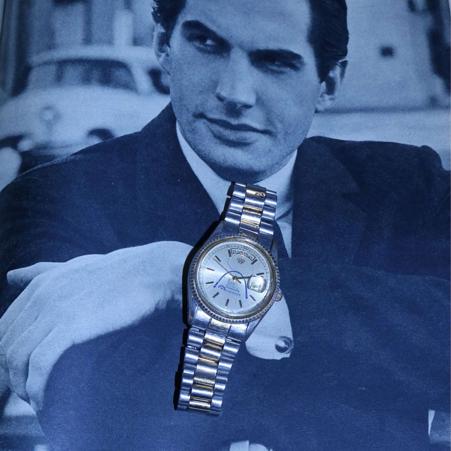 Vintage Two-Tone Day-Date Watch