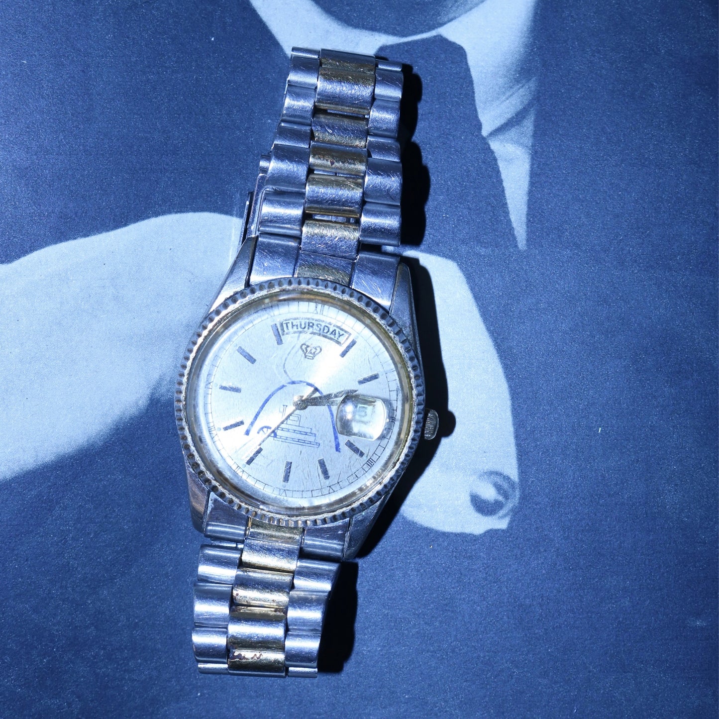 Vintage Two-Tone Day-Date Watch