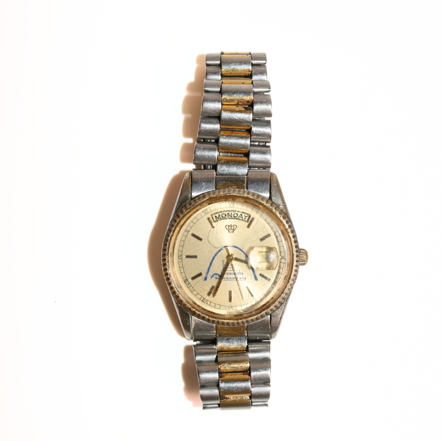 Vintage Two-Tone Day-Date Watch