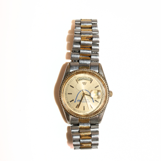 Vintage Two-Tone Day-Date Watch