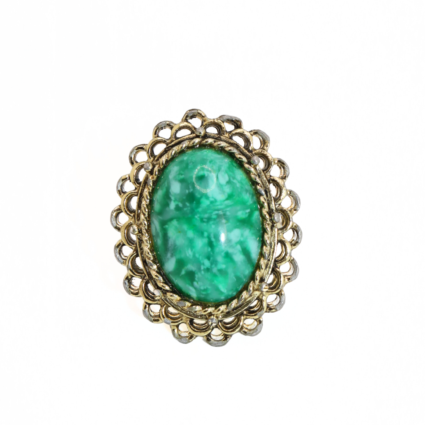 Vintage 10KT Gold Filled Ring with Turquoise Stone